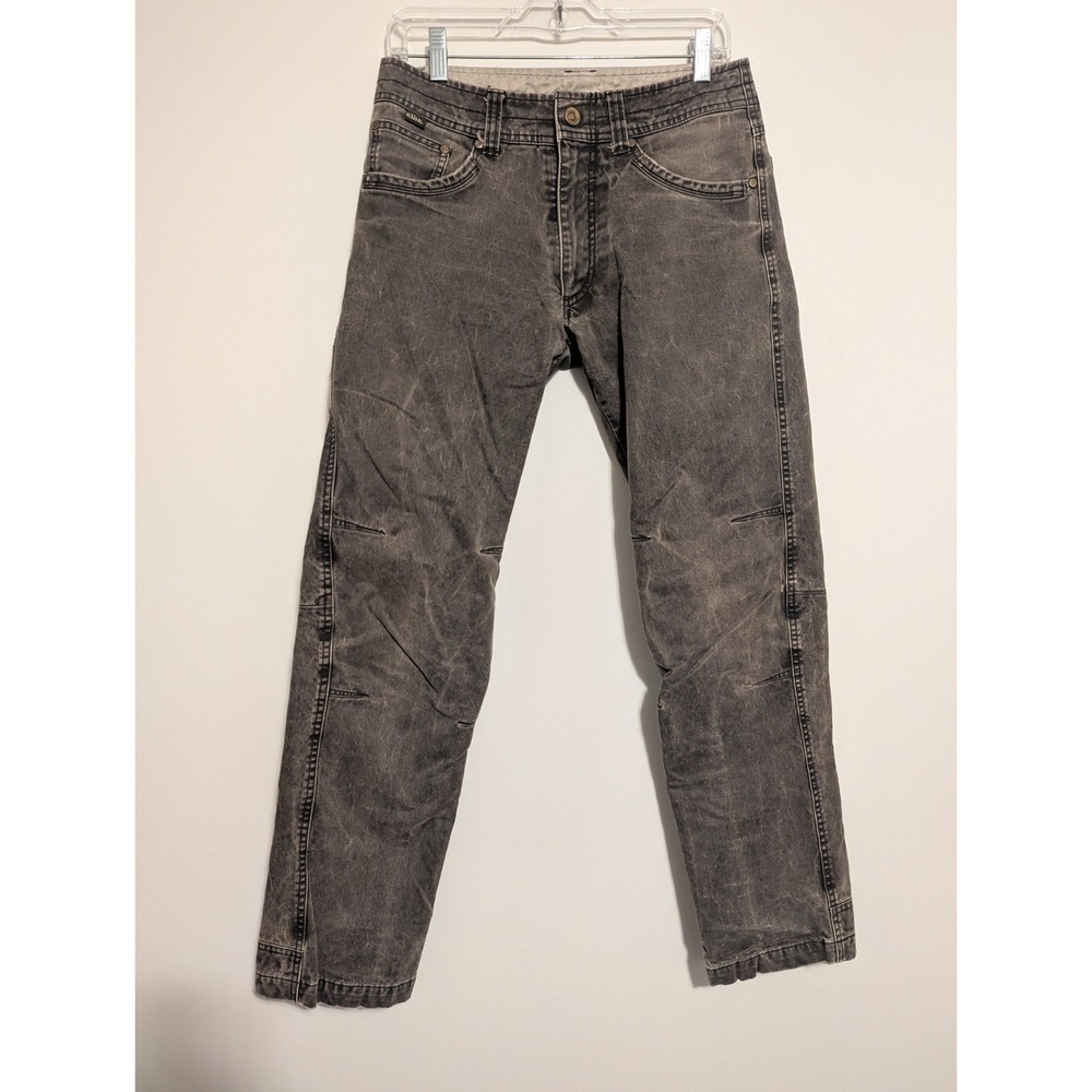 Kuhl Hot Rydr Pants Mens 30 x‎ 32 Flannel Lined Hiking Vintage Patina Dye Canvas
